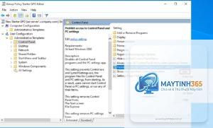cách cấu hình login policy