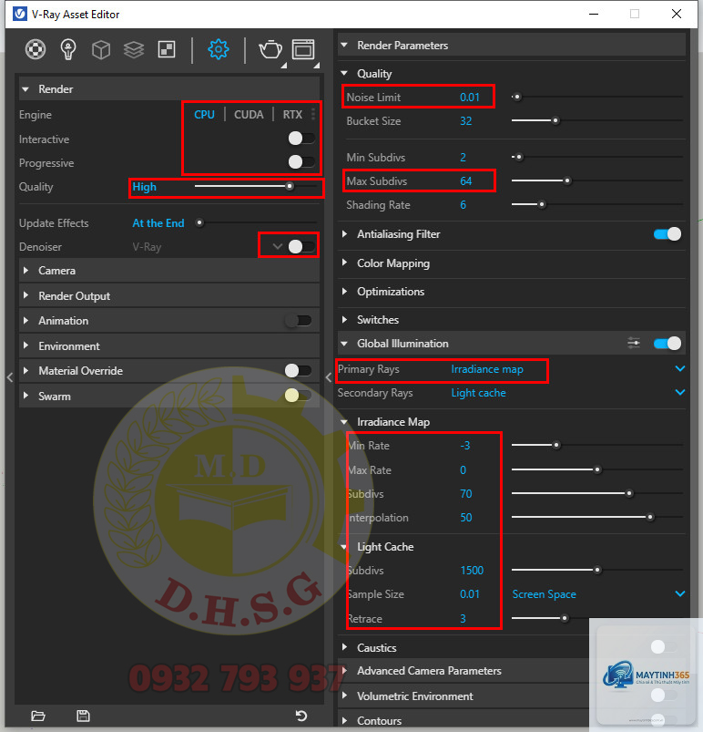 cách cấu hình output settings - Hình 3