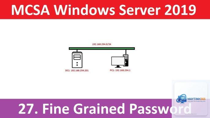 cách cấu hình password policy