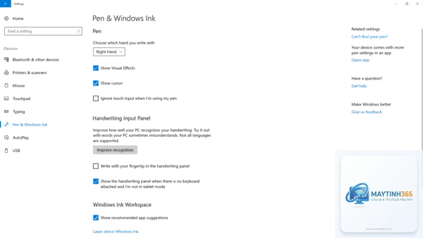 cách cấu hình pen settings - Hình 1