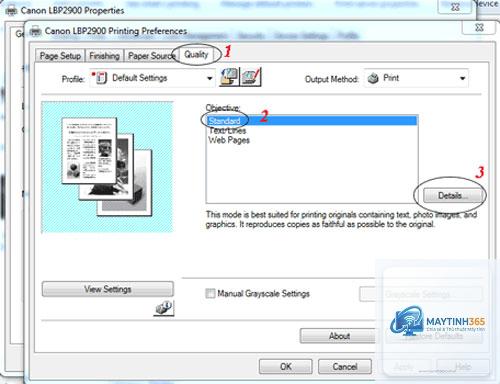 cách cấu hình printer settings - Hình 3