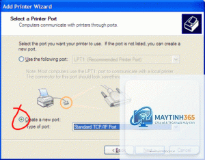 cách cấu hình printers