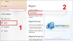 cách cấu hình regional settings
