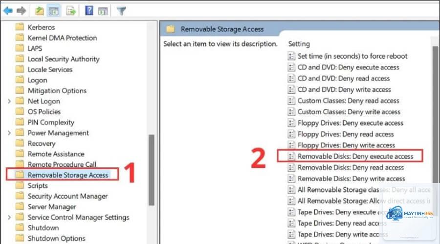 cách cấu hình removable storage policy - Hình 4