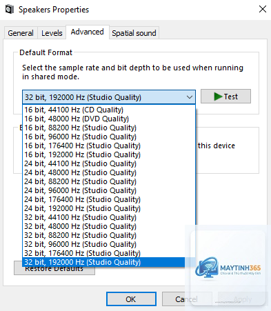 cách cấu hình sample rate - Hình 2