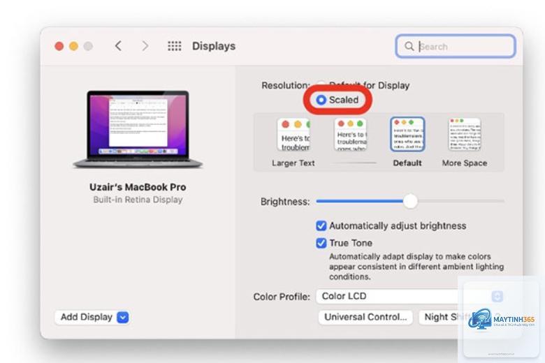 cách cấu hình scale settings - Hình 1