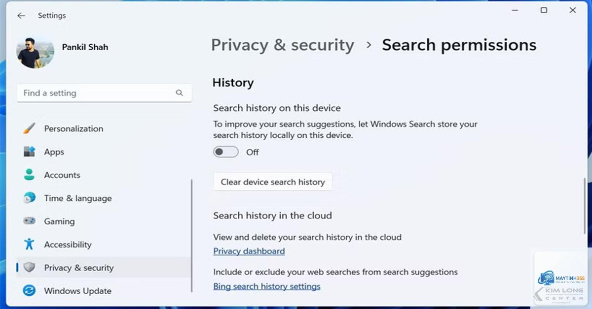 cách cấu hình search privacy - Hình 1