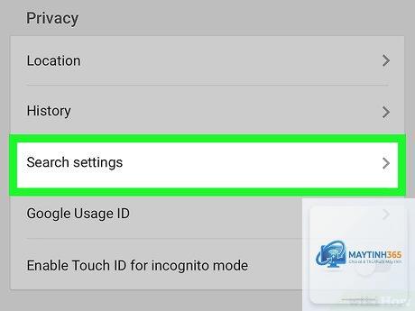 cách cấu hình search settings - Hình 2