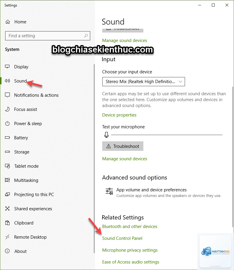 cách cấu hình sound control panel - Hình 5