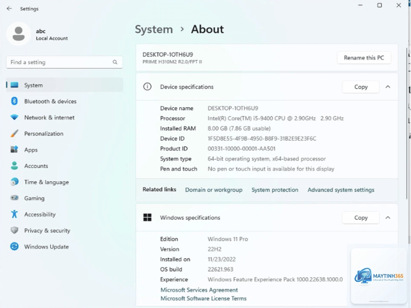 cách cấu hình thiết bị windows 11 - Hình 4