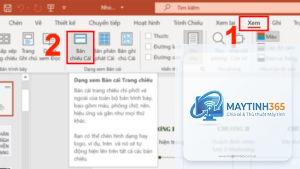 cách cấu hình trình chiếu màn hình