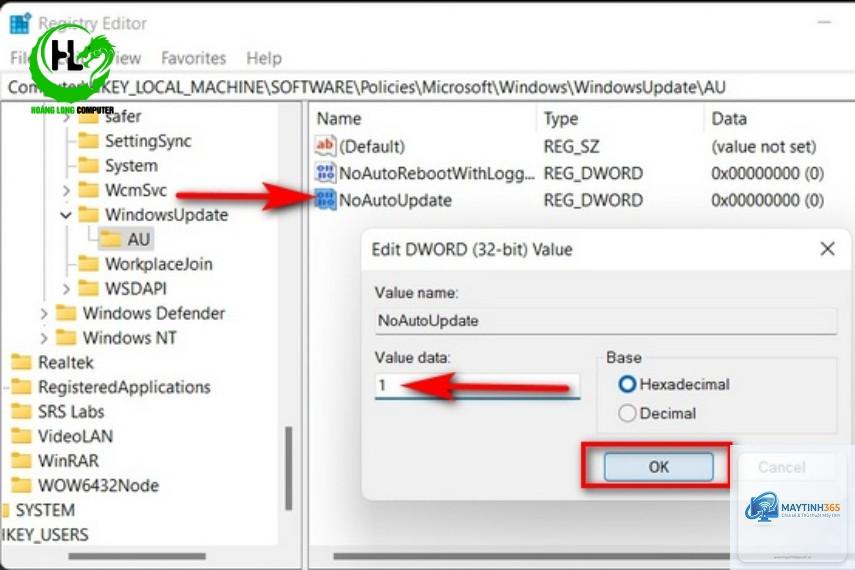 cách cấu hình update bằng registry - Hình 5