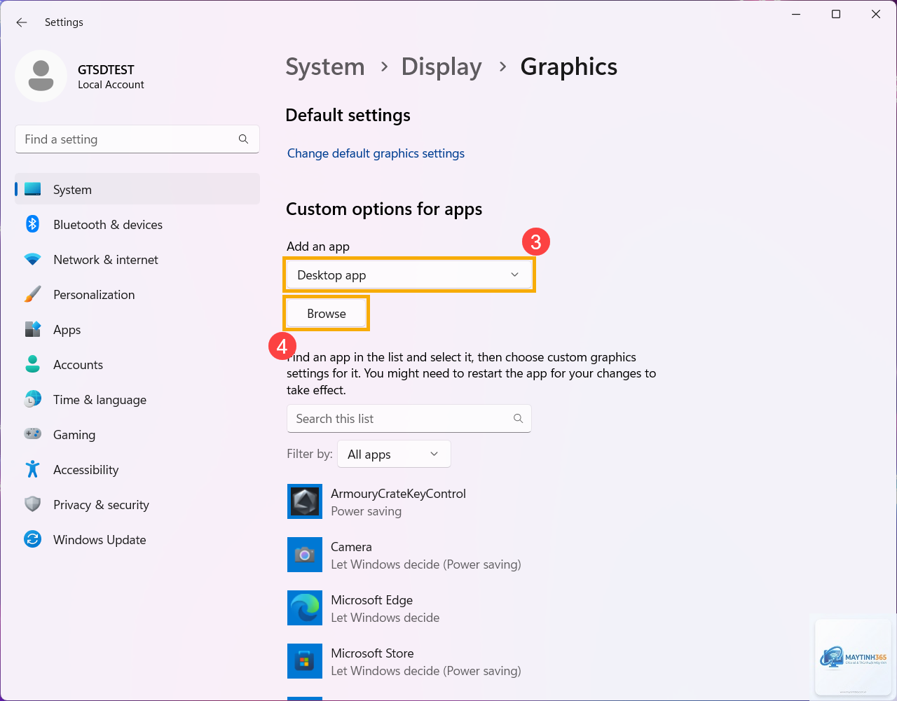 cách cấu hình video settings - Hình 3