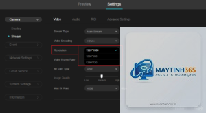 cách cấu hình video settings