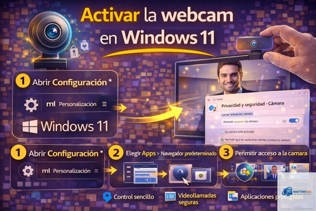 cách cấu hình webcam windows 11