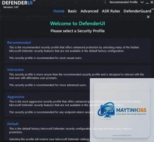 cách cấu hình windows defender