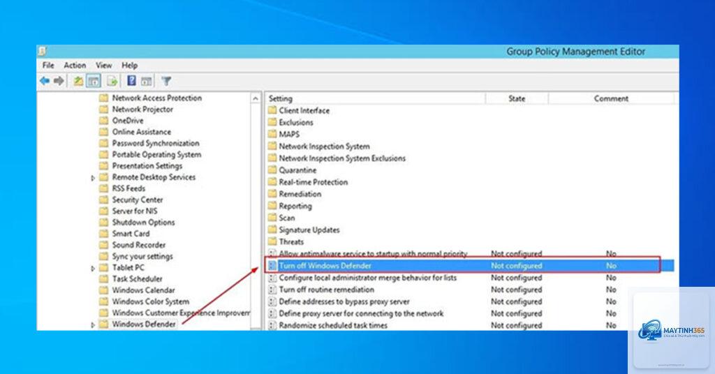 cách cấu hình windows security bằng gpedit