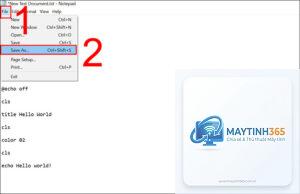 cách chạy batch file