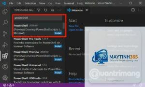cách chạy script powershell