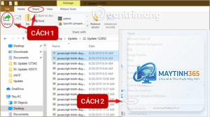 cách chia sẻ file bằng file explorer