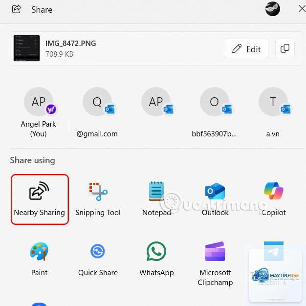 cách chia sẻ file qua nearby sharing - Hình 4