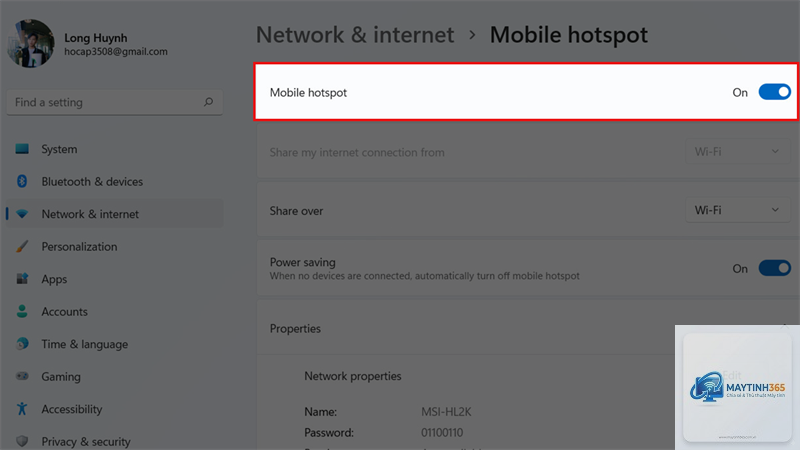 cách chia sẻ internet bằng windows 11 - Hình 4