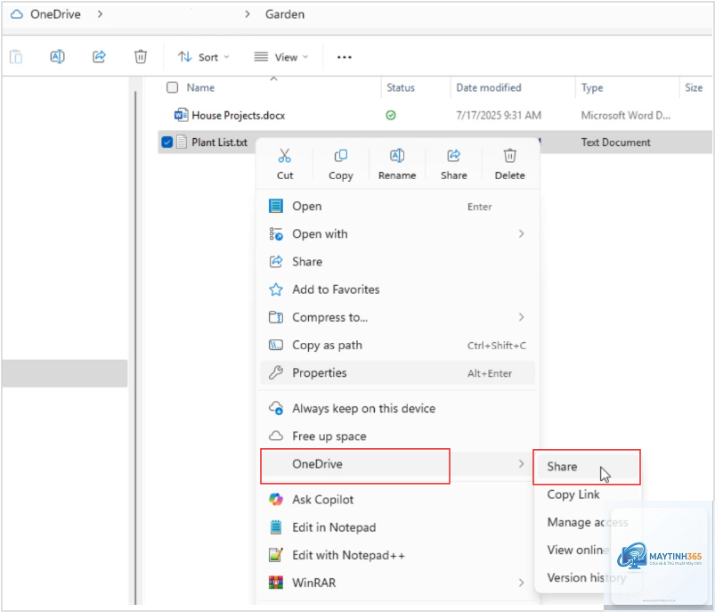 cách chia sẻ ứng dụng windows 11