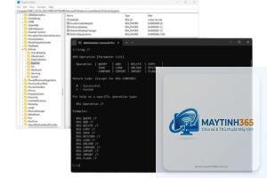 cách chỉnh cmd bằng registry