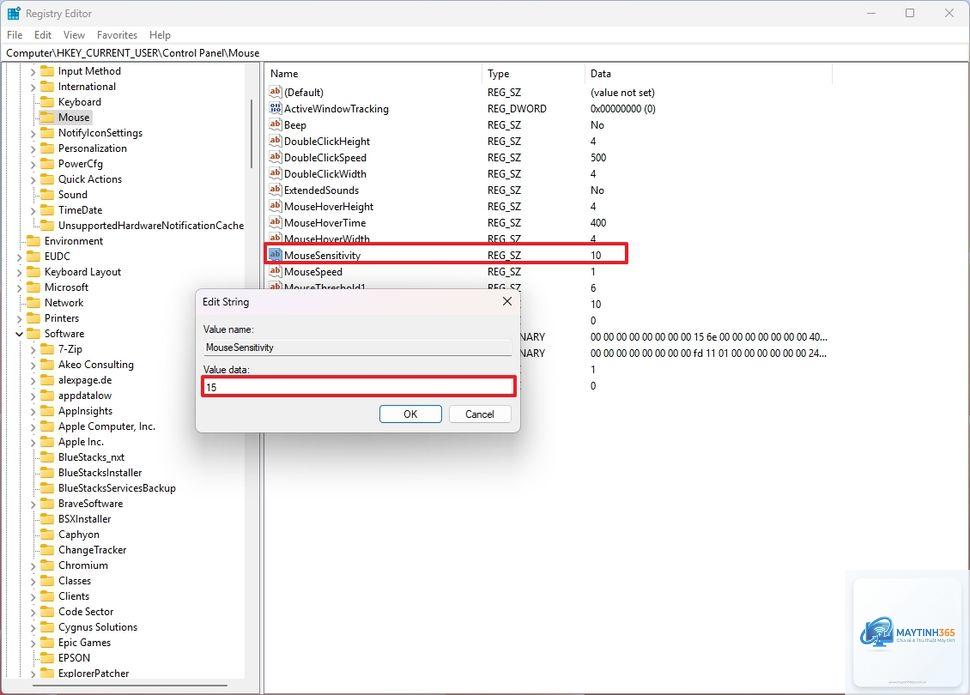 cách chỉnh double click speed bằng registry - Hình 4