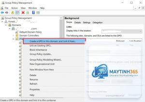 cách chỉnh group policy cho desktop