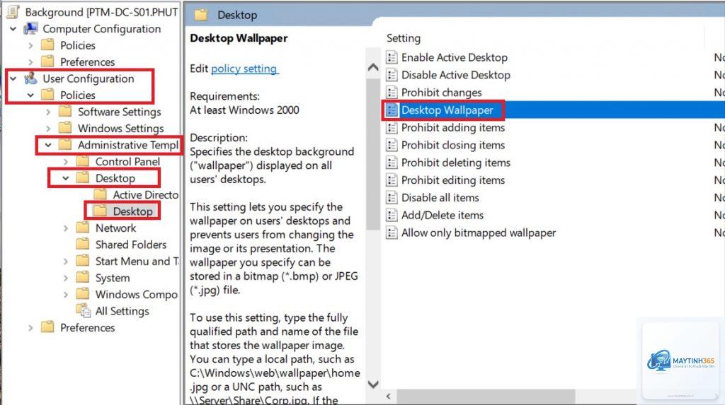 cách chỉnh group policy cho desktop - Hình 4