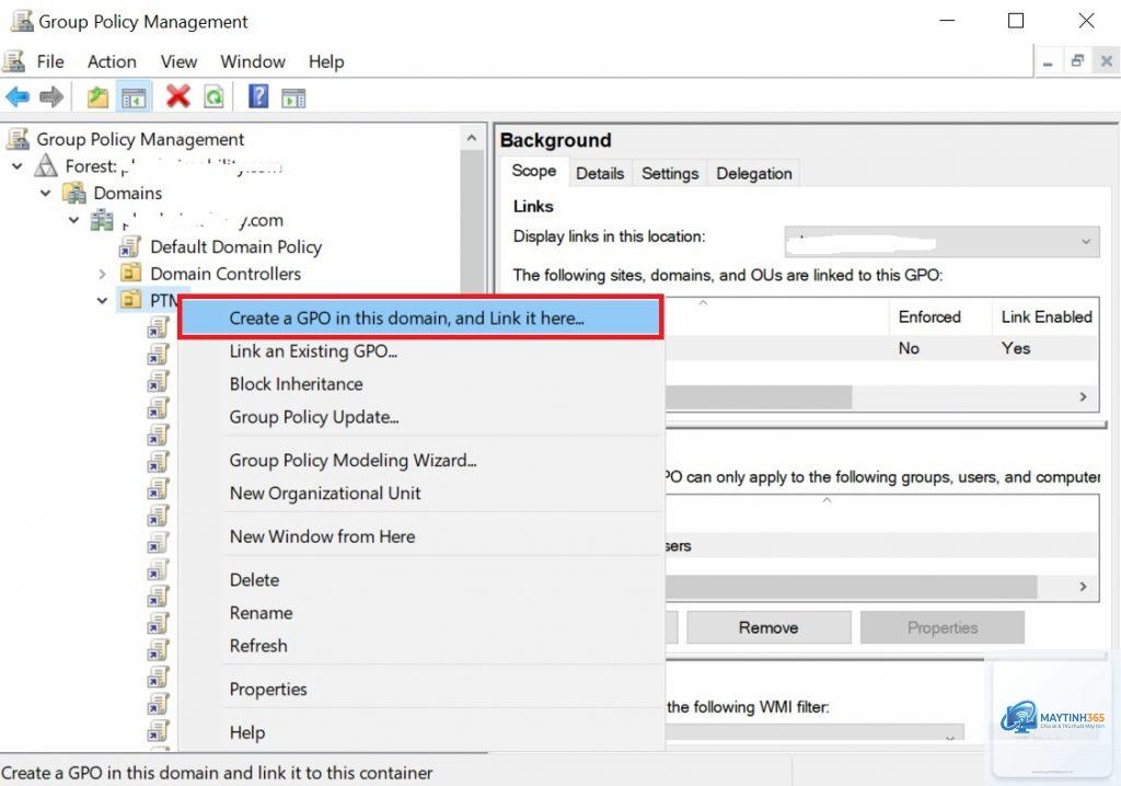 cách chỉnh group policy cho desktop