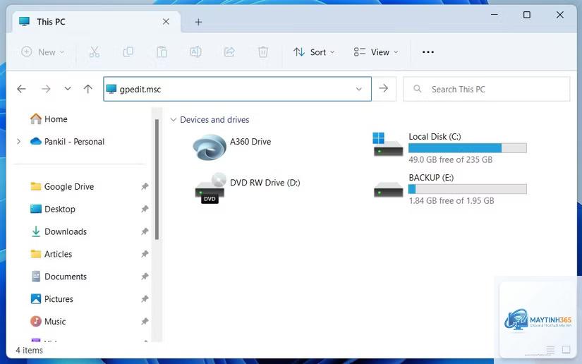 cách chỉnh group policy cho file explorer - Hình 3