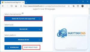 cách chỉnh group policy cho microsoft edge