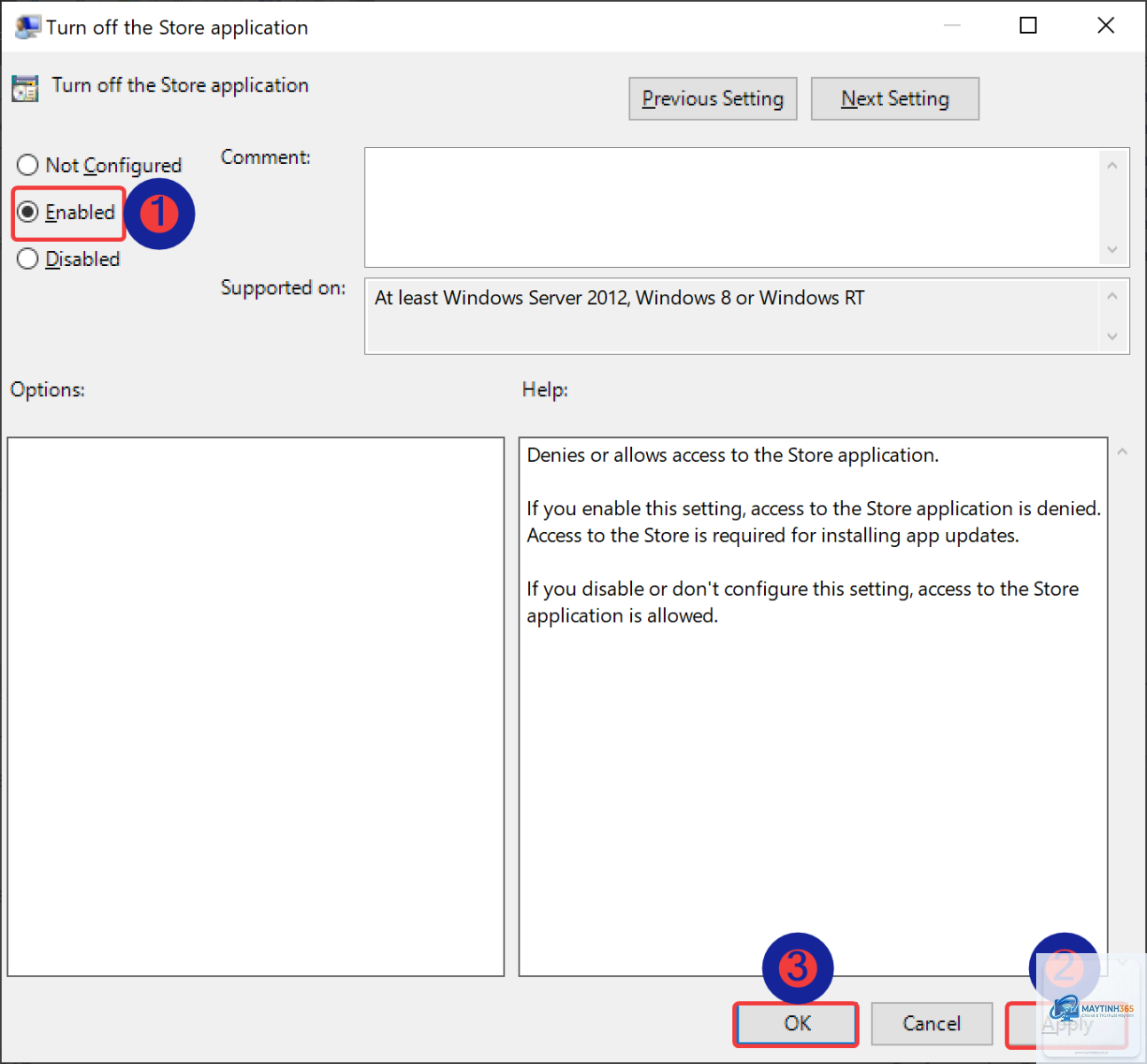 cách chỉnh group policy cho microsoft store - Hình 4