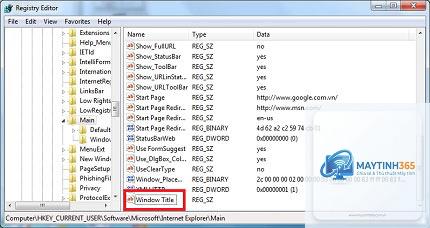 cách chỉnh internet bằng registry