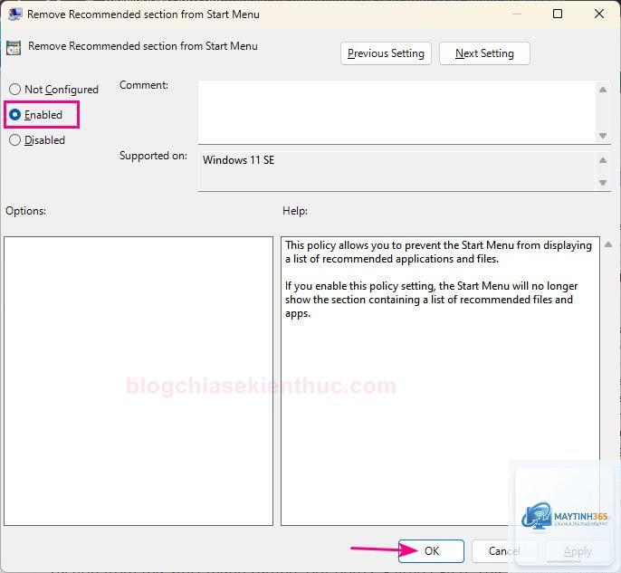 cách chỉnh recommended section bằng registry - Hình 2