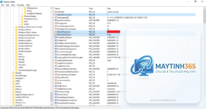 cách chỉnh registry cho đăng nhập windows