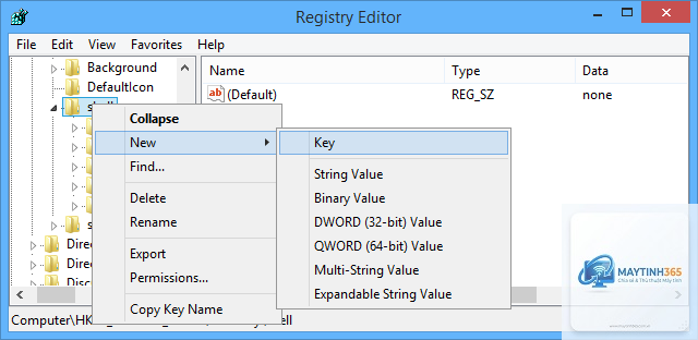 cách chỉnh registry cho powershell