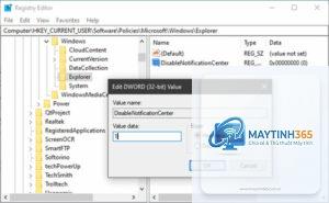 cách chỉnh security settings bằng registry