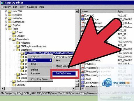 cách chỉnh tcp ip bằng registry - Hình 2