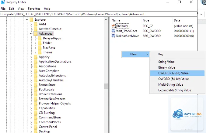 cách chỉnh transparency effects bằng registry