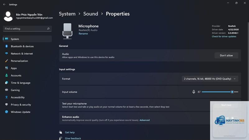 cách chọn micro mặc định windows 11 - Hình 3
