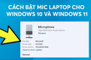 cách chọn micro mặc định windows 11