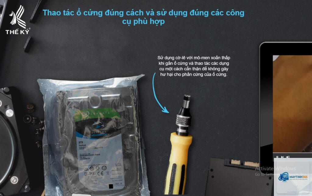 cách chuẩn bị ổ cứng sử dụng