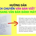 Cách chuyển đổi viết tay thành văn bản: Hướng dẫn chi tiết từ A đến Z cho năm 2024 cách chuyển đổi viết tay thành văn bản