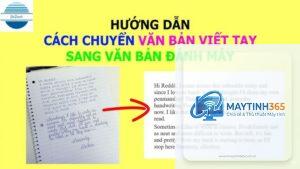 cách chuyển đổi viết tay thành văn bản