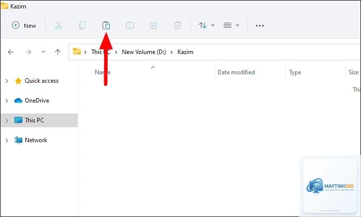 cách dán file trong file explorer