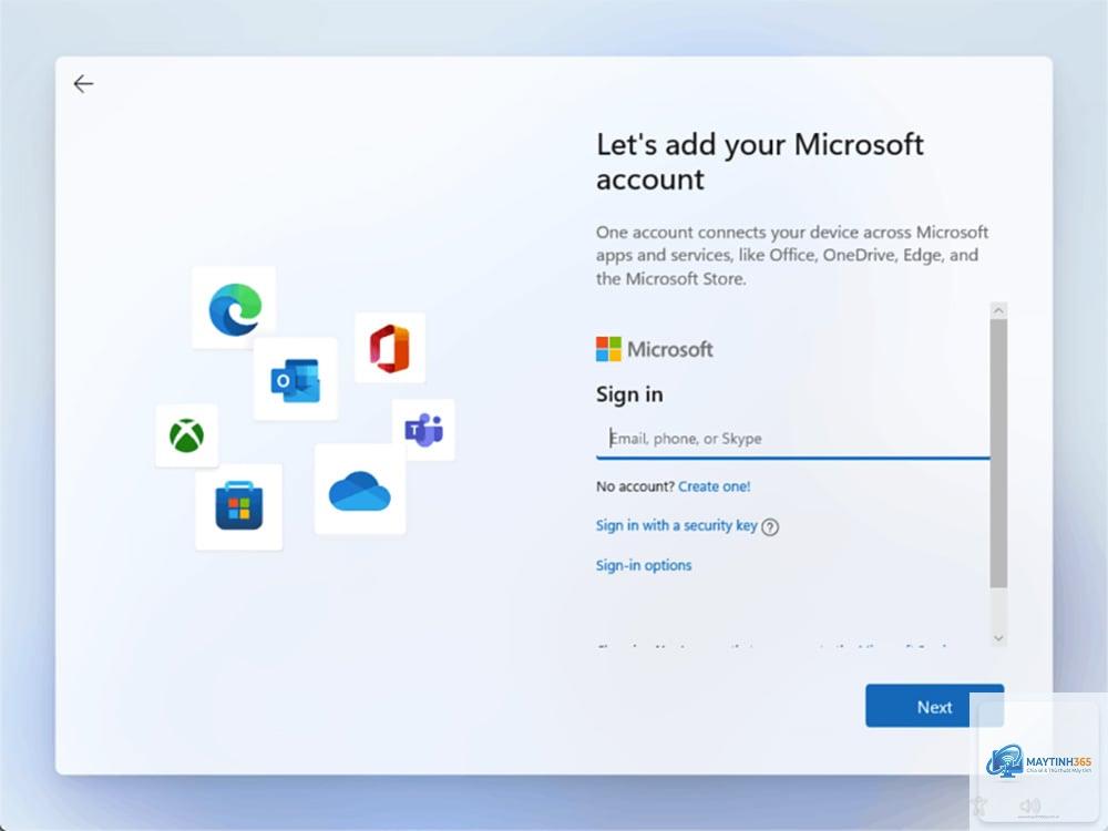 cách đăng nhập microsoft account windows 11