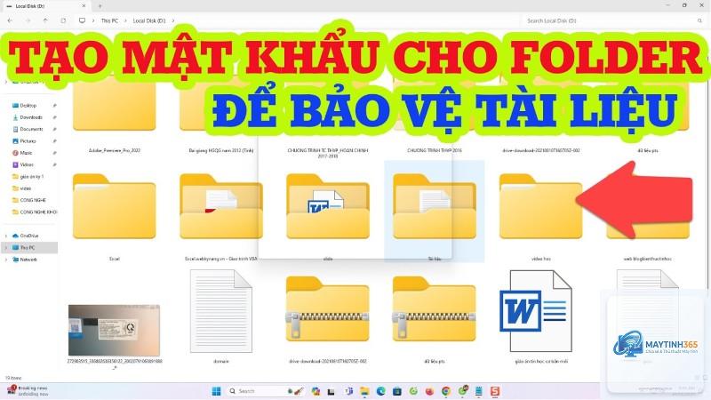 cách đặt mật khẩu thư mục - Hình 2